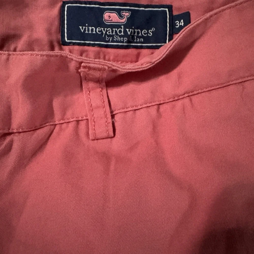 Vineyard Vines Men's Salmon Chino Cotton Shorts Regular Fit 9